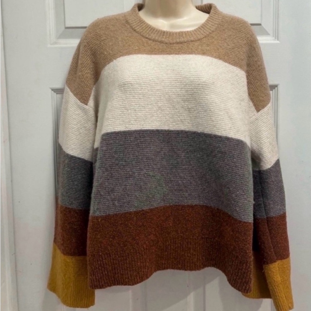 Madewell Andria Pullover Striped Sweater Back to School - Preppy-Small-EUC - Picture 4 of 13